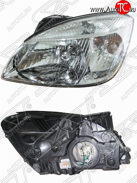 3 479 р. Левая передняя фара SAT KIA Rio 2 JB дорестайлинг седан (2005-2009)  с доставкой в г. Кемерово