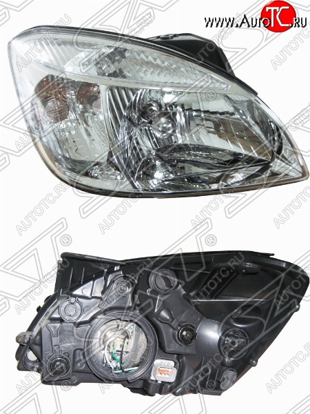 3 479 р. Правая передняя фара SAT KIA Rio 2 JB дорестайлинг седан (2005-2009)  с доставкой в г. Кемерово