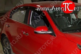 2 429 р. Дефлектора окон SIM KIA Rio 4 FB дорестайлинг седан (2016-2020)  с доставкой в г. Кемерово