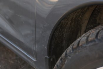 4 549 р. Защитные накладки на арки ArtForm KIA Rio 4 FB дорестайлинг седан (2016-2020) (Поверхность: шагрень)  с доставкой в г. Кемерово. Увеличить фотографию 3