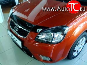 2 069 р. Дефлектор капота NovLine KIA Rio 2 JB дорестайлинг, хэтчбэк 5 дв. (2005-2009)  с доставкой в г. Кемерово