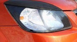 Реснички на фары RA KIA Rio ( 2 JB,  4 FB) (2005-2025) дорестайлинг седан, дорестайлинг, хэтчбэк 5 дв., рестайлинг, хэтчбэк 5 дв., рестайлинг седан