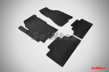 Износостойкие коврики в салон Seintex - Сетка KIA Rio ( 2 JB,  4 FB) (2005-2025) дорестайлинг седан, дорестайлинг, хэтчбэк 5 дв., рестайлинг, хэтчбэк 5 дв., рестайлинг седан
