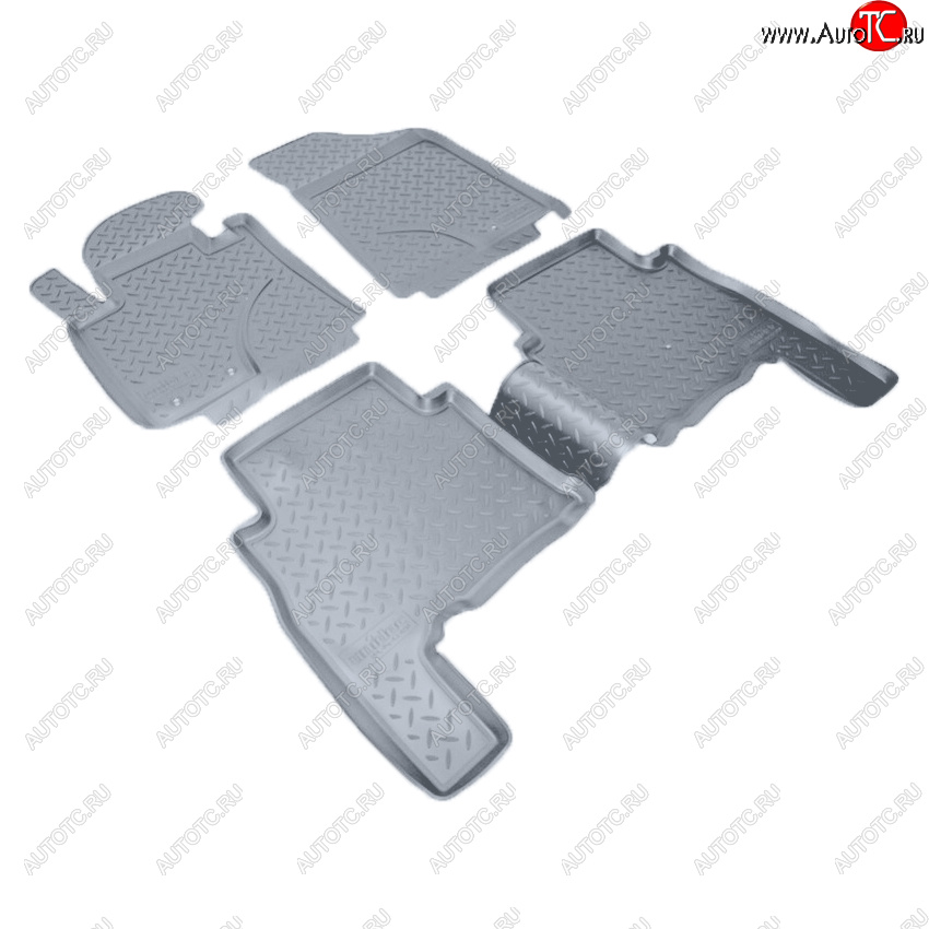 3 289 р. Коврики салона Norplast Unidec  KIA Sorento  XM (2009-2012) дорестайлинг (Цвет: серый)  с доставкой в г. Кемерово