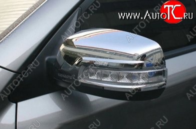 4 199 р. Накладки на зеркала СТ KIA Sorento XM рестайлинг (2012-2015) (Неокрашенные)  с доставкой в г. Кемерово