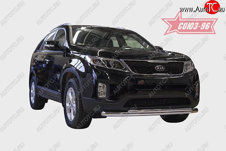 15 929 р. Защита переднего бампера двойная Souz-96 (d460/42)  KIA Sorento  XM (2012-2015) рестайлинг  с доставкой в г. Кемерово