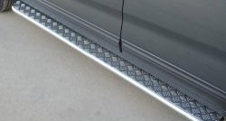 24 649 р. Широкая защита порогов SLITKOFF  KIA Sorento  XM (2012-2015) рестайлинг  с доставкой в г. Кемерово. Увеличить фотографию 2