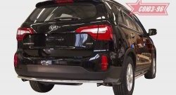 Защита заднего бампера Souz-96 (d42) KIA Sorento XM рестайлинг (2012-2015)