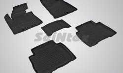 Износостойкие коврики в салон с высоким бортом SeiNtex Premium 4 шт. (резина) KIA Sorento  XM (2012-2015) рестайлинг