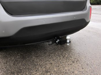 15 299 р. Фаркоп Petroil Tuning (съемный квадрат)  KIA Sorento  XM (2012-2015) рестайлинг  с доставкой в г. Кемерово. Увеличить фотографию 3