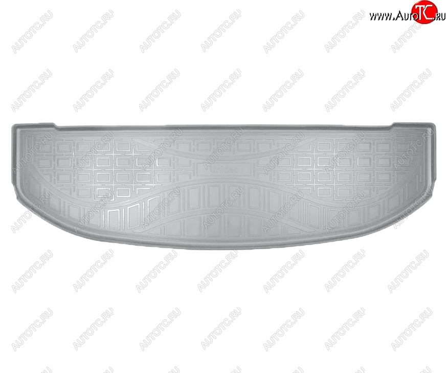 1 379 р. Коврик багажника Norplast Unidec (7 мест, разложенный 3-й ряд)  KIA Sorento  MQ4 (2020-2022) (Цвет: серый)  с доставкой в г. Кемерово