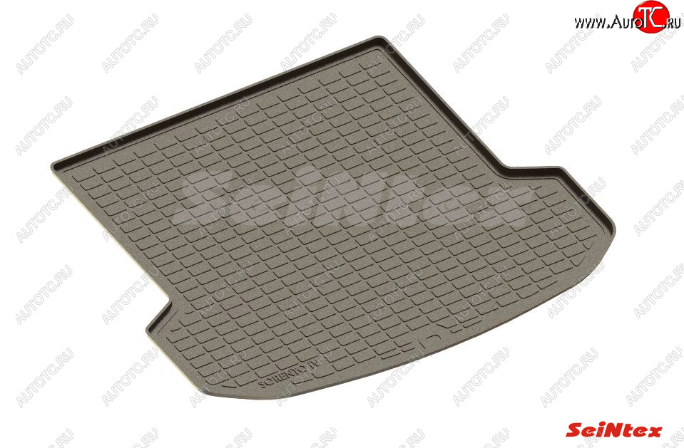 1 669 р. Коврик в багажник SeiNtex (полимерный) KIA Sorento MQ4 (2020-2022) (Пять мест)  с доставкой в г. Кемерово