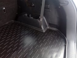 1 749 р. Коврик в багажник (7 мест со сложенным 3 рядом) Aileron  KIA Sorento  UM/Prime (2014-2020) дорестайлинг, рестайлинг  с доставкой в г. Кемерово. Увеличить фотографию 3