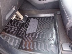 1 699 р. Коврики в салон Aileron 3D  KIA Sorento  UM/Prime (2014-2020) дорестайлинг, рестайлинг  с доставкой в г. Кемерово. Увеличить фотографию 2