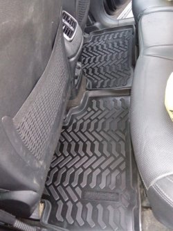1 699 р. Коврики в салон Aileron 3D  KIA Sorento  UM/Prime (2014-2020) дорестайлинг, рестайлинг  с доставкой в г. Кемерово. Увеличить фотографию 4