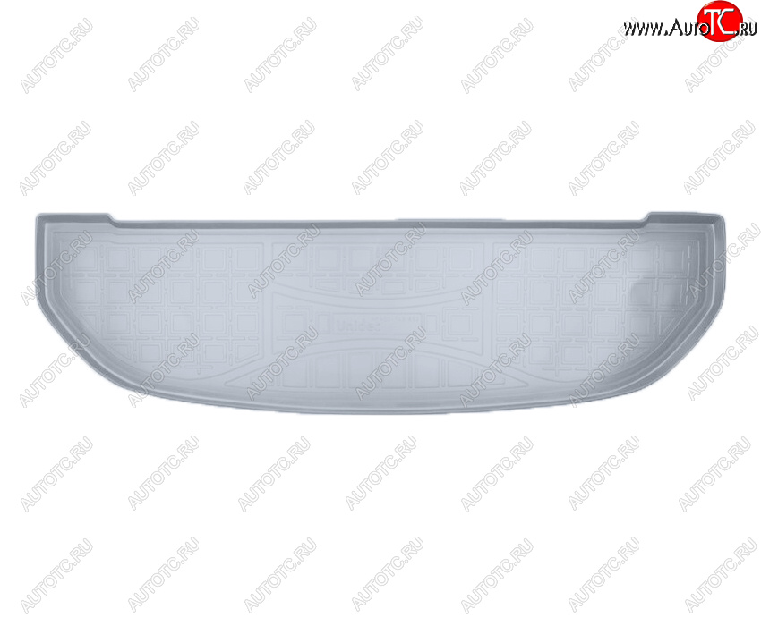 1 379 р. Коврик багажника Norplast Unidec (7 мест)  KIA Sorento  UM/Prime (2014-2020) дорестайлинг, рестайлинг (Цвет: серый)  с доставкой в г. Кемерово