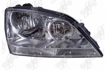 8 849 р. Правая передняя фара DEPO KIA Sorento BL дорестайлинг (2002-2006)  с доставкой в г. Кемерово. Увеличить фотографию 1