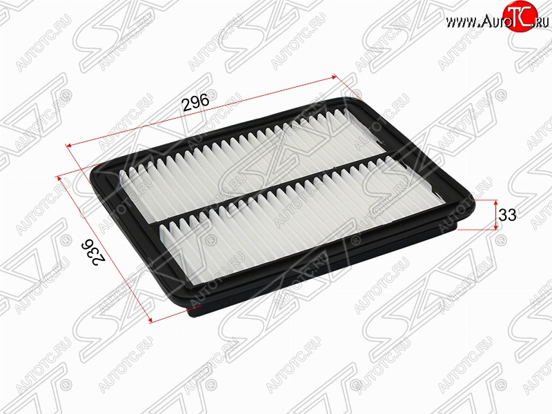 297 р. Фильтр воздушный двигателя SAT (2.4/2.5/3.5)  KIA Sorento  BL (2002-2010) дорестайлинг, рестайлинг  с доставкой в г. Кемерово