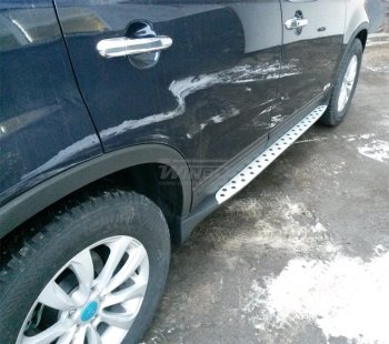 10 199 р. Подножки боковые WINBO OE Style  KIA Sorento  XM (2009-2015) дорестайлинг, рестайлинг  с доставкой в г. Кемерово. Увеличить фотографию 4