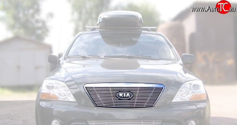 5 399 р. Декоративная вставка решетки радиатора BL Berkut KIA Sorento BL рестайлинг (2006-2010)  с доставкой в г. Кемерово