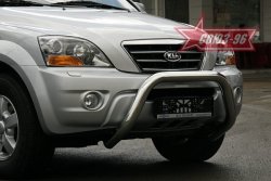 Защита переднего бампера Souz-96 (d76) KIA Sorento  BL (2006-2010) рестайлинг