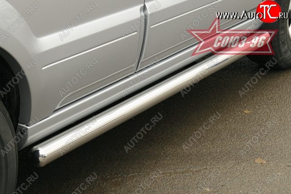 14 894 р. Защита порогов Souz-96 (d76) KIA Sorento BL рестайлинг (2006-2010)  с доставкой в г. Кемерово