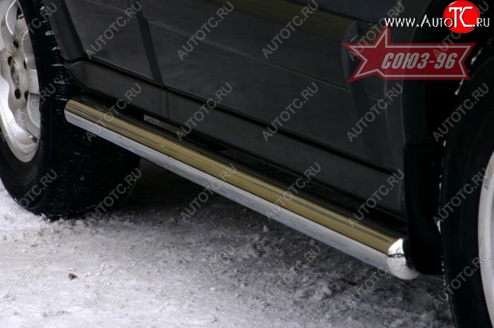 13 814 р. Защита порогов Souz-96 (d76) KIA Sorento BL рестайлинг (2006-2010)  с доставкой в г. Кемерово