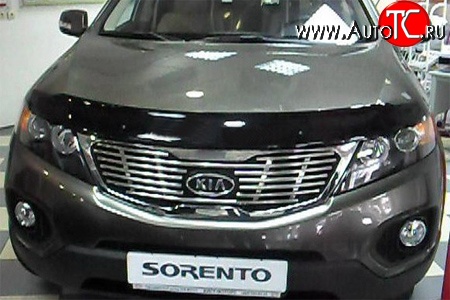 3 199 р. Дефлектор капота NovLine KIA Sorento XM дорестайлинг (2009-2012)  с доставкой в г. Кемерово