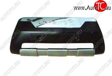 14 399 р. Накладка на передний бампер CT KIA Sorento XM рестайлинг (2012-2015) (Неокрашенная)  с доставкой в г. Кемерово