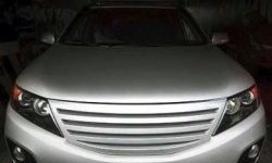 6 899 р. Решётка радиатора CT v1 KIA Sorento XM дорестайлинг (2009-2012) (Неокрашенная)  с доставкой в г. Кемерово. Увеличить фотографию 2
