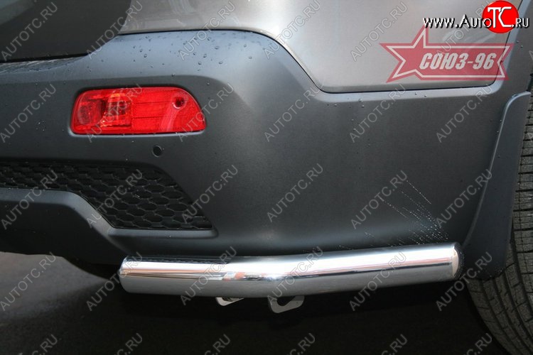 9 224 р. Защита заднего бампера из боковых уголков Souz-96 (d60) KIA Sorento XM дорестайлинг (2009-2012)  с доставкой в г. Кемерово