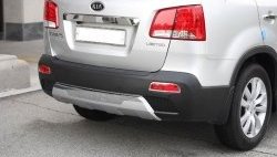 4 249 р. Диффузор на задний бампер SuvStyle KIA Sorento XM рестайлинг (2012-2015) (Неокрашенная)  с доставкой в г. Кемерово. Увеличить фотографию 2