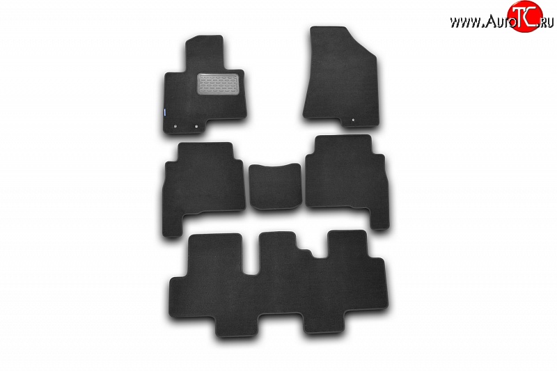 5 699 р. Коврики в салон Element 6 шт. (текстиль) KIA Sorento XM дорестайлинг (2009-2012)  с доставкой в г. Кемерово