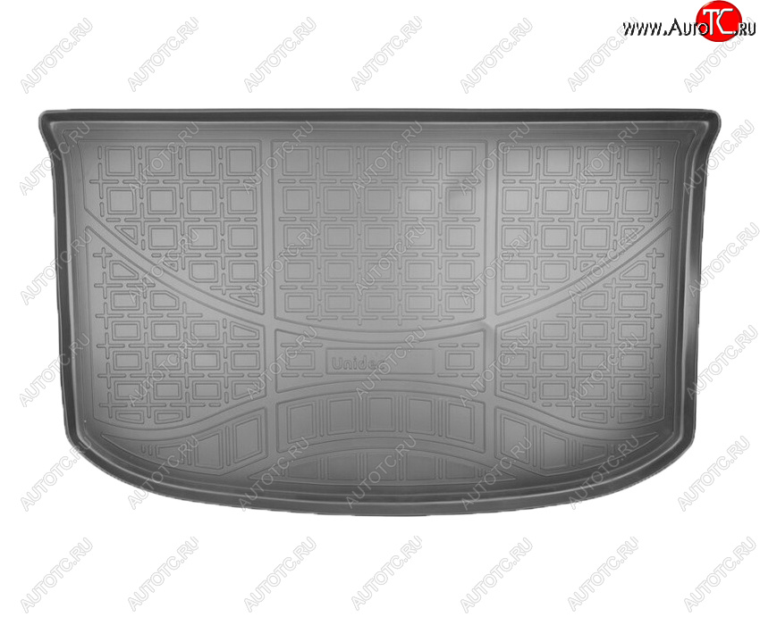 1 499 р. Коврик в багажник Norplast Unidec  KIA Soul  PS (2014-2016) дорестайлинг (Цвет: черный)  с доставкой в г. Кемерово