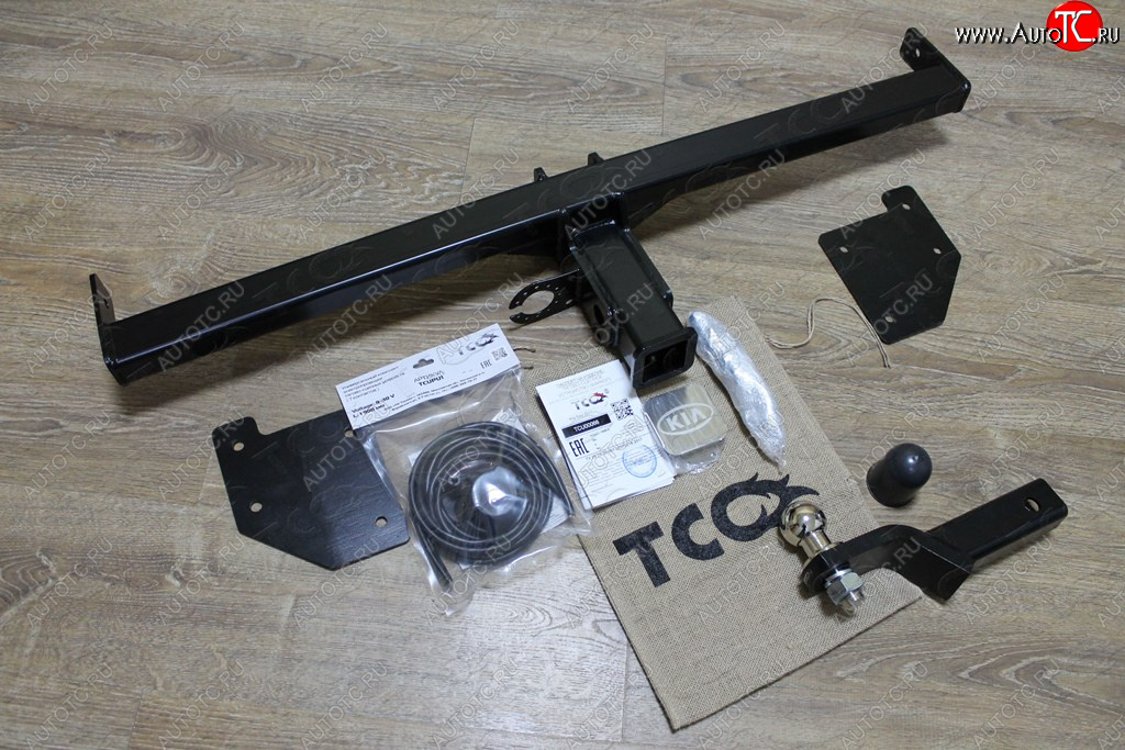 16 399 р. Фаркоп (тягово-сцепное устройство) TCC  KIA Soul  PS (2014-2019) дорестайлинг, рестайлинг (оцинкованный, шар Е нержавейка)  с доставкой в г. Кемерово