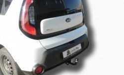 6 999 р. Фаркоп Лидер Плюс. KIA Soul PS дорестайлинг (2014-2016) (Без электропакета)  с доставкой в г. Кемерово. Увеличить фотографию 2