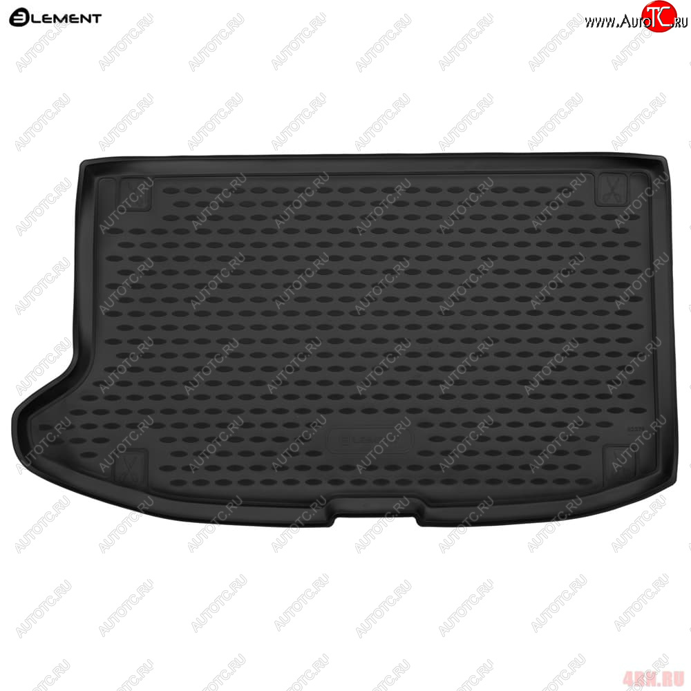 1 579 р. Коврик багажника Element (полиуретан) KIA Soul SK3 (2018-2022)  с доставкой в г. Кемерово