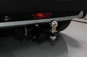 Фаркоп (тягово-сцепное устройство) TCC KIA Soul  SK3 (2018-2022) (оцинкованный, шар Е нержавейка)