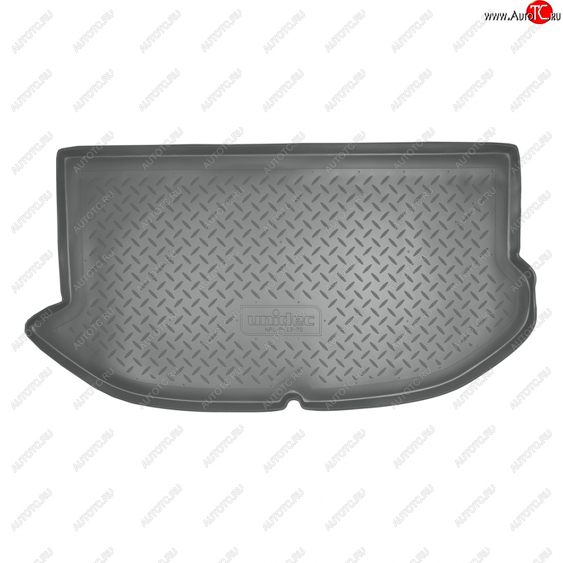 1 849 р. Коврик в багажник Norplast Unidec  KIA Soul  AM (2008-2014) дорестайлинг, рестайлинг (Серый)  с доставкой в г. Кемерово
