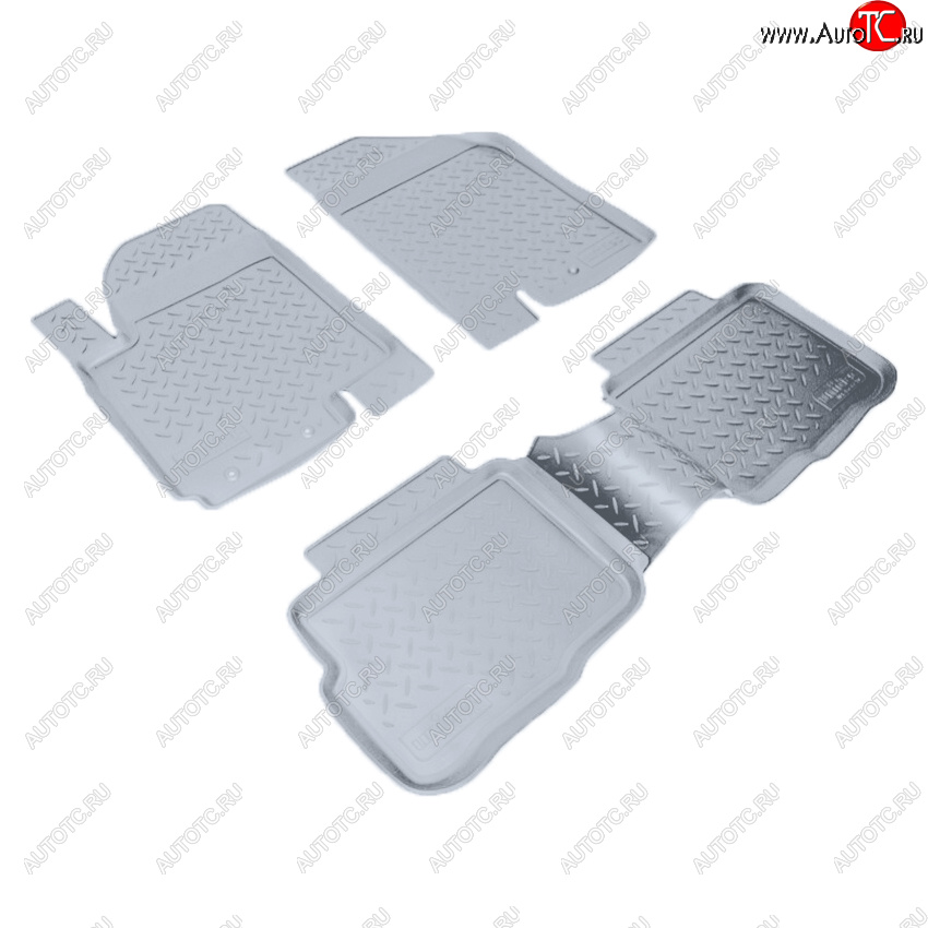 2 699 р. Коврики салона Norplast Unidec  KIA Soul  AM (2008-2014) дорестайлинг, рестайлинг (Цвет: серый)  с доставкой в г. Кемерово