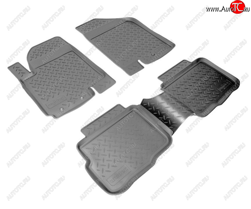 2 399 р. Комплект ковриков в салон Norplast KIA Soul AM дорестайлинг (2008-2011) (Цвет: черный)  с доставкой в г. Кемерово