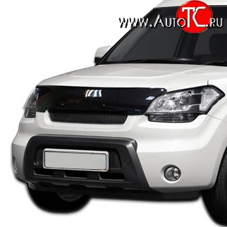 569 р. Дефлектор капота NovLine KIA Soul AM дорестайлинг (2008-2011)  с доставкой в г. Кемерово