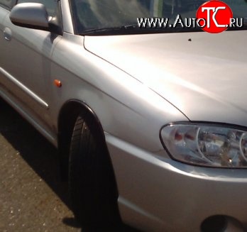 12 949 р. Переднее правое крыло Стандартное KIA Spectra (2000-2009) (Окрашенное)  с доставкой в г. Кемерово