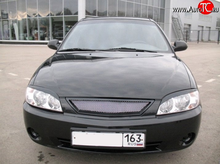 2 499 р. Решётка радиатора Sport  KIA Spectra (2000-2009) (Неокрашенная)  с доставкой в г. Кемерово