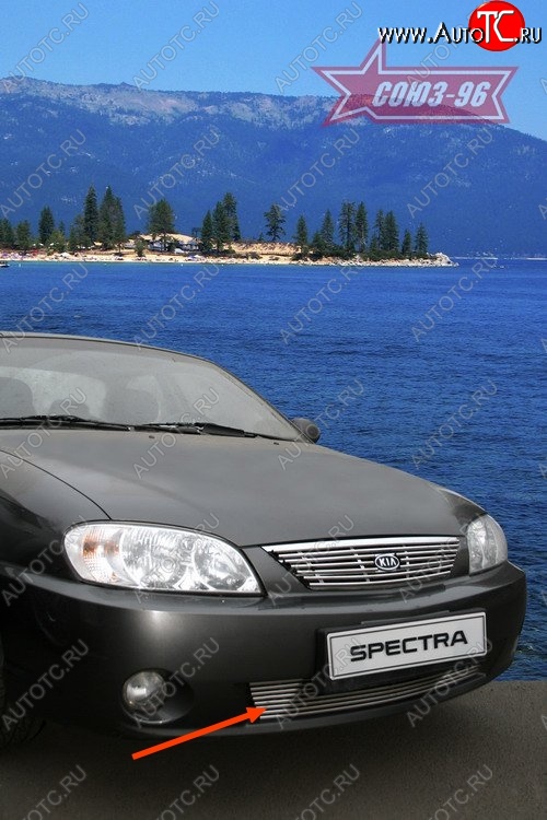 4 049 р. Декоративный элемент воздухозаборника Souz-96 (d10) KIA Spectra (2000-2009)  с доставкой в г. Кемерово