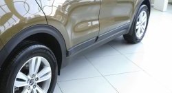 4 199 р. Молдинги дверей RA (комплект 4 шт.)  KIA Sportage  4 QL (2016-2022) дорестайлинг, рестайлинг (Поверхность шагрень)  с доставкой в г. Кемерово. Увеличить фотографию 6