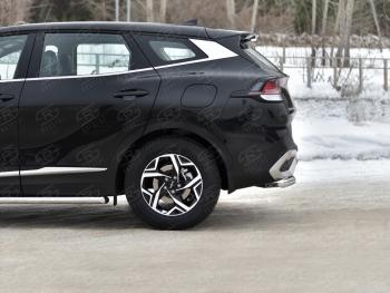 15 899 р. Защита заднего бампера (труба, d63) SLITKOFF  KIA Sportage  5 NQ5 (2021-2025)  с доставкой в г. Кемерово. Увеличить фотографию 3