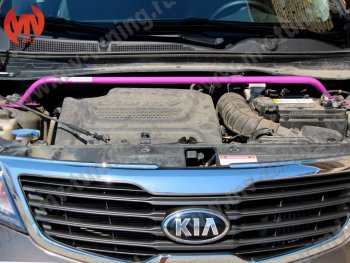 3 189 р. Растяжка (распорка) передних стоек MV-Tuning KIA Sportage 3 SL дорестайлинг (2010-2014)  с доставкой в г. Кемерово. Увеличить фотографию 4