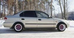 4 739 р. Универсальные фендера на колёсные арки RA (вынос 50 мм, комплект) Peugeot 508 2 лифтбэк (2018-2025) (Поверхность глянец (под окраску))  с доставкой в г. Кемерово. Увеличить фотографию 6