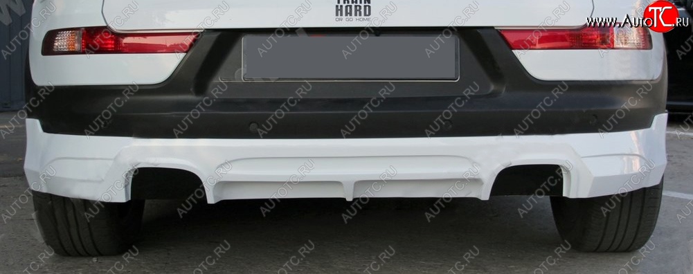 7 799 р. Накладка на задний бампер JSW Style  KIA Sportage  3 SL (2010-2016) дорестайлинг, рестайлинг (Неокрашенная)  с доставкой в г. Кемерово
